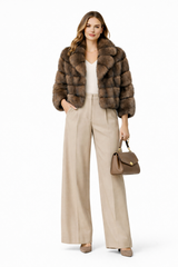 Maximilian Lux 23" Barguzin Russian Sable Fur Jacket