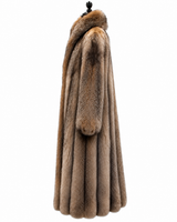 Archive & Vintage 52" Crystal Fox Coat