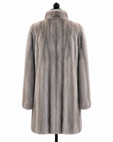 Archive & Vintage 35" Natural Blue Iris Mink Coat with Stand Collar