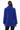 Royal Blue Merino Shearling Lamb Petite Pea Jacket-Maximilian
