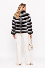 Maximilian Lux Chinchilla Fur Bolero Jacket