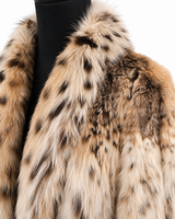 Archive & Vintage 47" Lynx Coat with Shawl Collar