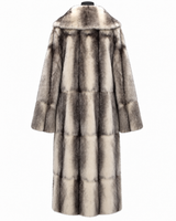 Archive & Vintage Black Cross Mink Reversible Coat