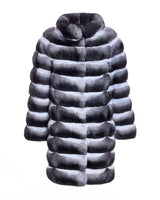 Maximilian Lux 32" Chinchilla Fur Coat