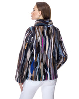 Mink Sections Jacket