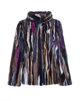 Mink Sections Jacket