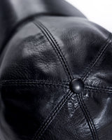 Made in Italy Lamb Leather Baseball Hat- Maximilan