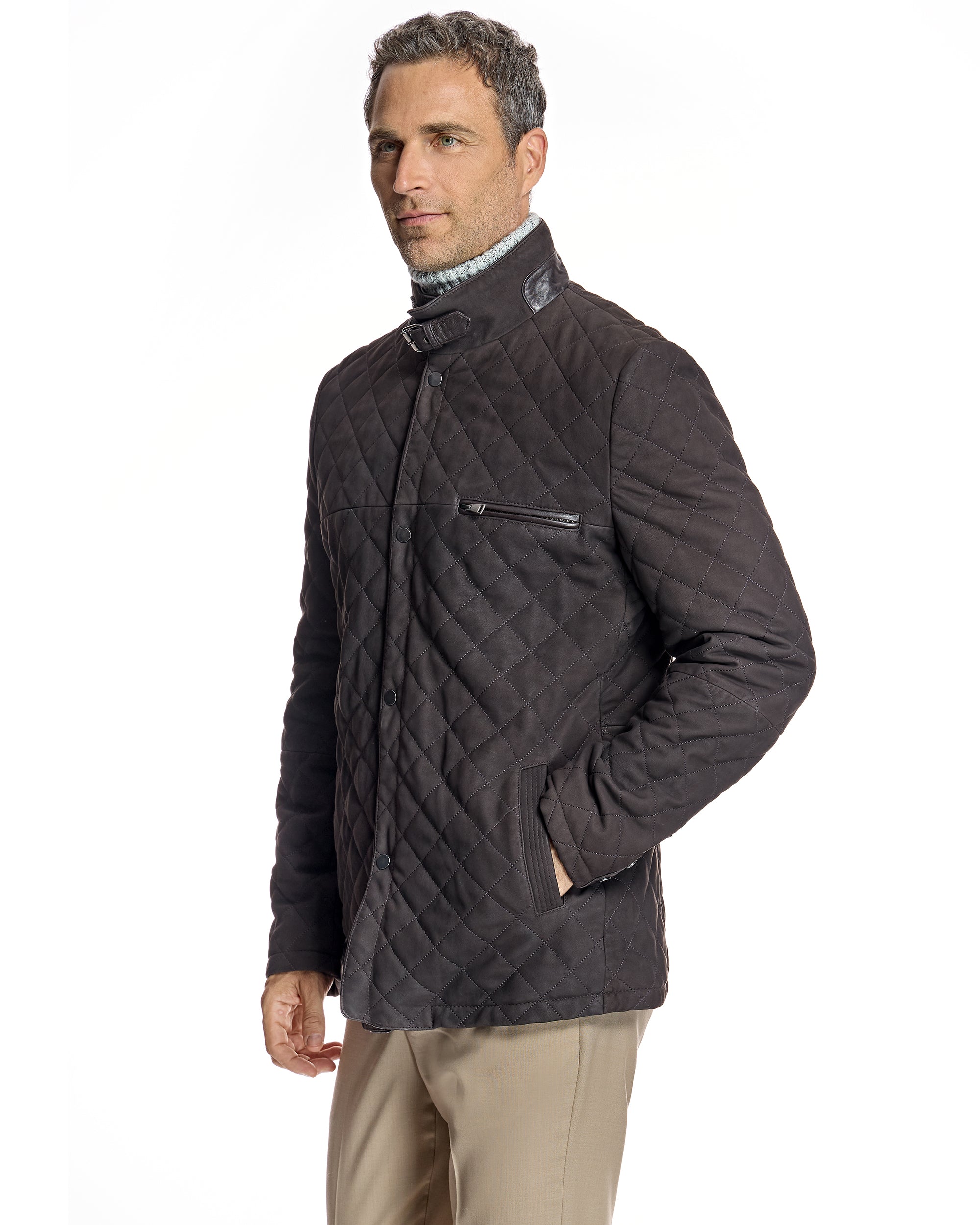 Men's Shearling Jacket-Maximilian
