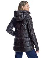 Down-filled Leather Jacket-Maximilian