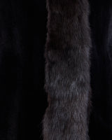 Reversible Sheared Mink & Sable Section Vest