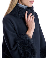 Cashmere Kimono with Cashmere Goat Trim-Maximilian