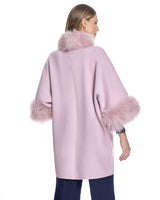 Cashmere Kimono with Cashmere Goat Trim-Maximilian