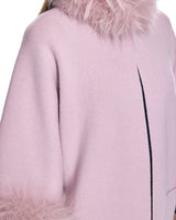 Cashmere Kimono with Cashmere Goat Trim-Maximilian