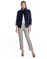 Horizontal Sheared Mink Jacket
