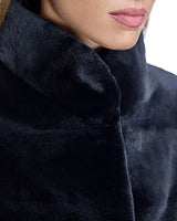 Horizontal Sheared Mink Jacket