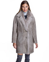 Julia & Stella by Maximilian Reversible Shearling Jacket-Maximilian