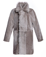 Julia & Stella by Maximilian Reversible Shearling Jacket-Maximilian