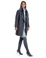 Julia & Stella by Maximilian Reversible Shearling Jacket-Maximilian
