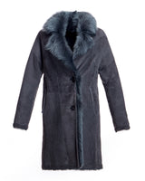 Julia & Stella by Maximilian Reversible Shearling Jacket-Maximilian