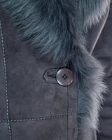 Julia & Stella by Maximilian Reversible Shearling Jacket-Maximilian