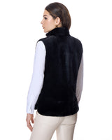 Sheared Mink Reversible Vest