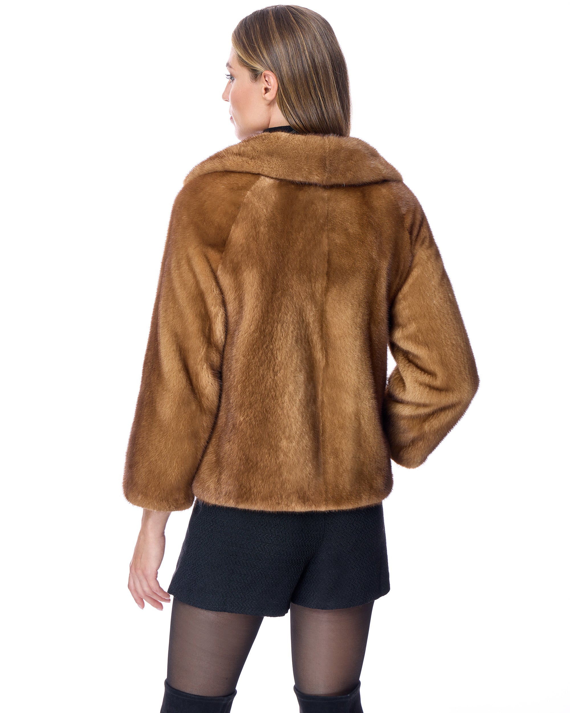 Dyed Mink Jacket