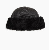 SHEARLING CUFF HAT