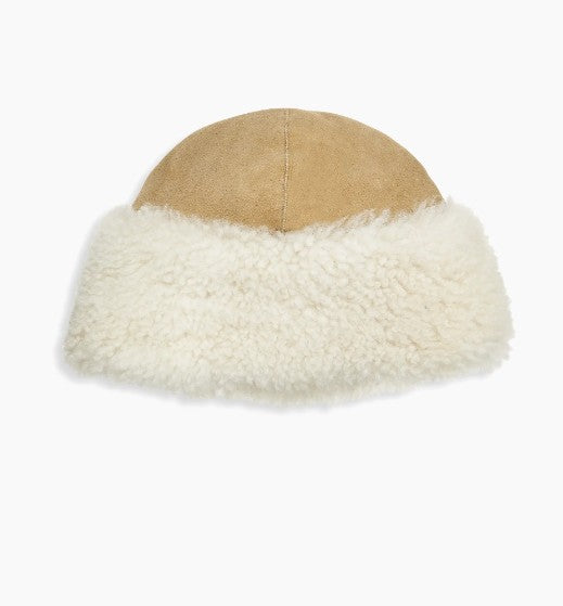SHEARLING CUFF HAT