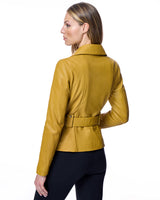 Belted Leather Jacket
