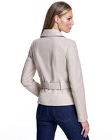 Belted Leather Jacket