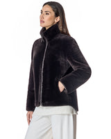 Maximilian Shearling Zipper Jacket-Maximilian