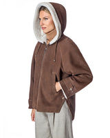 Maximilian Hooded Shearling Jacket-Maximilian