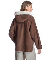 Maximilian Hooded Shearling Jacket-Maximilian
