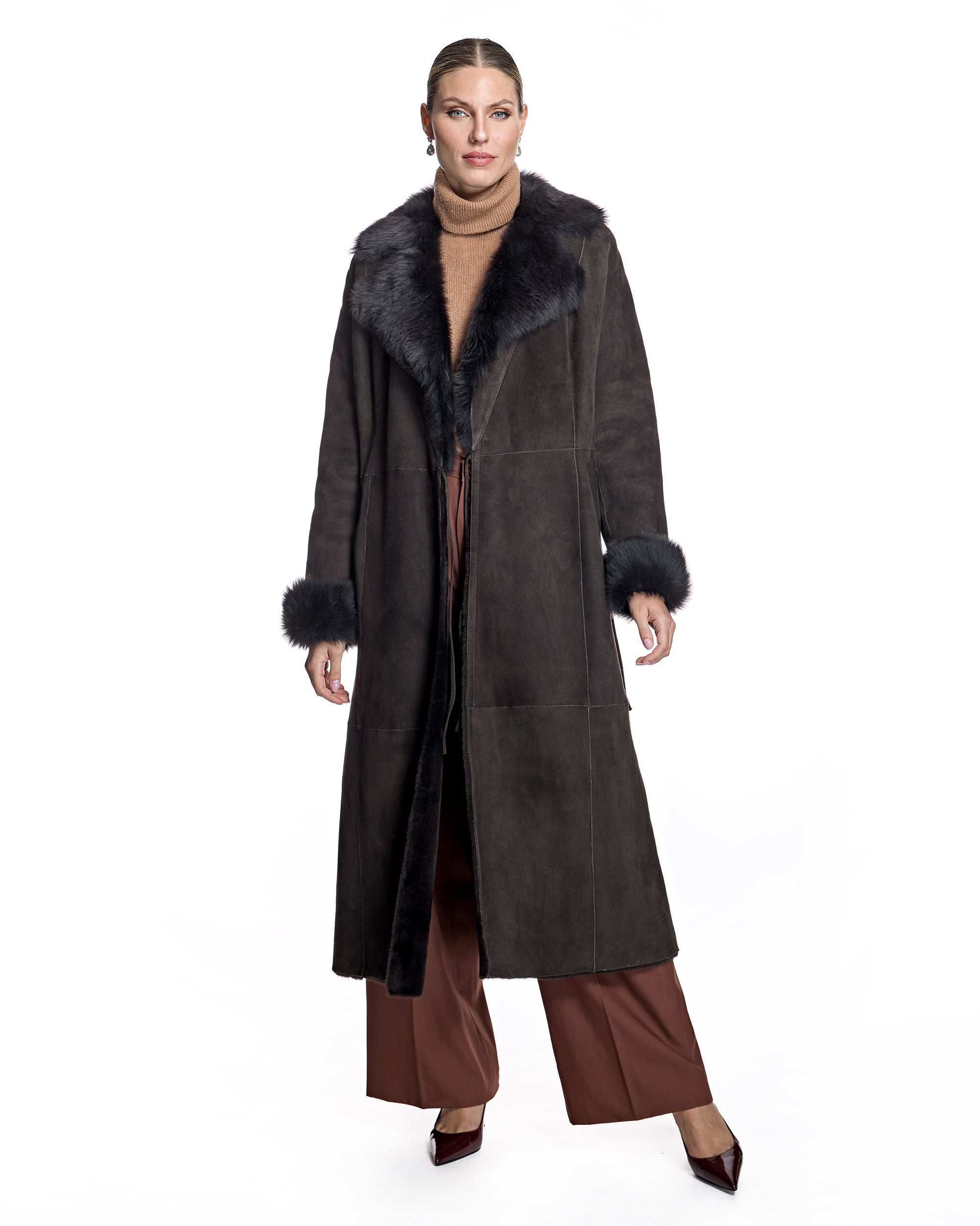 Shearling Lamb Coat-Maximilian