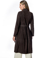 Suede Belted Coat-Maximilian