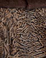 Swakara Lamb Jacket with Mink Notch Collar-Maximilian