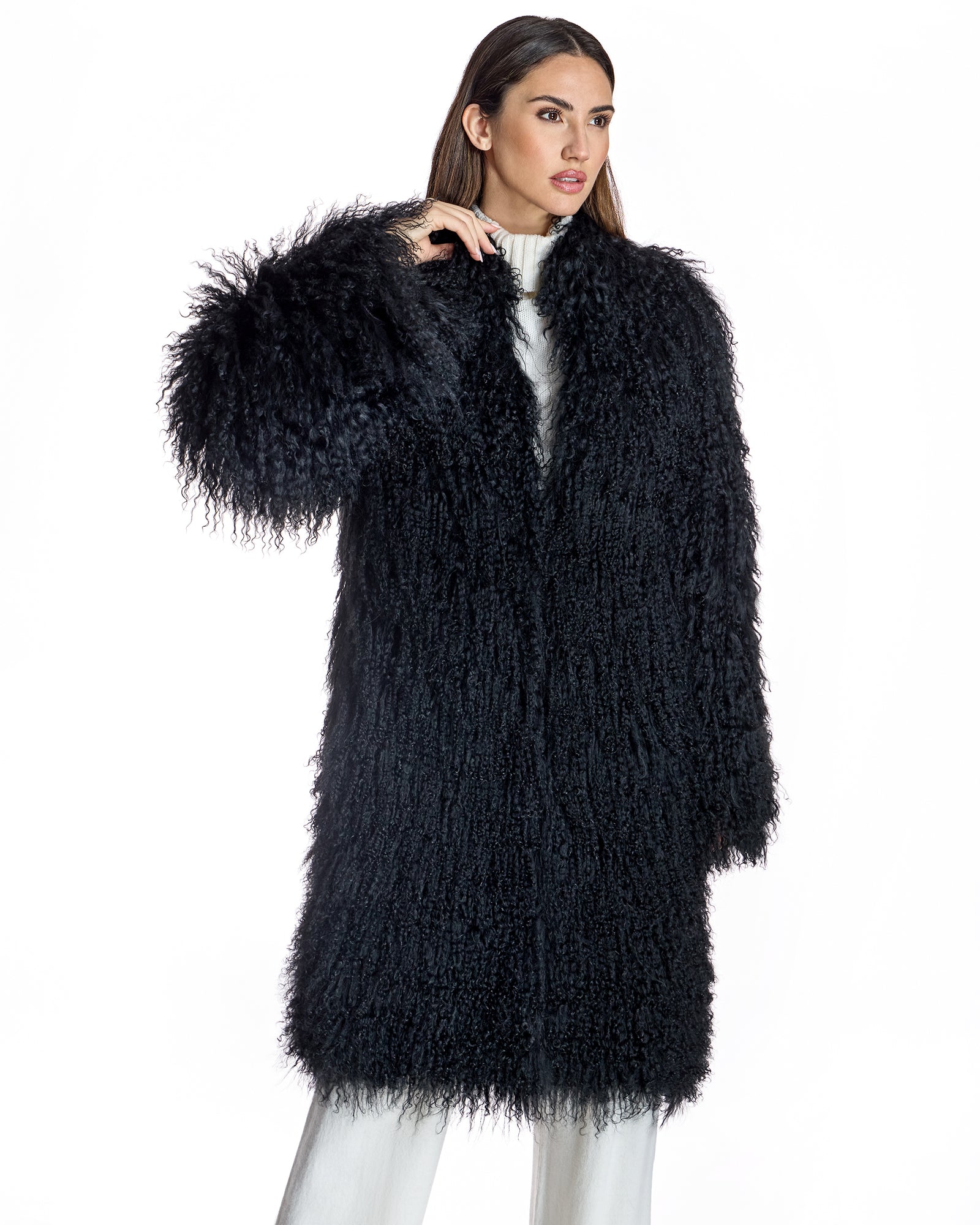 Mongolian Lamb Coat - Maximilian