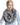Knitted Chinchilla Section Infinity Scarf