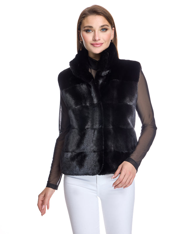 Blackglama Horizontal Mink Vest