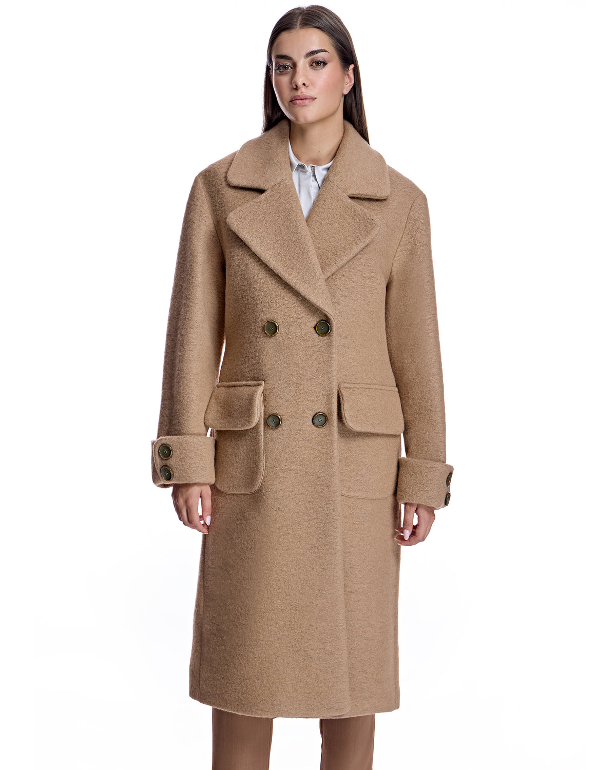 Double Breasted Wool Coat-Maximilian