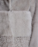 Reversible Mixed Media Shearling Jacket