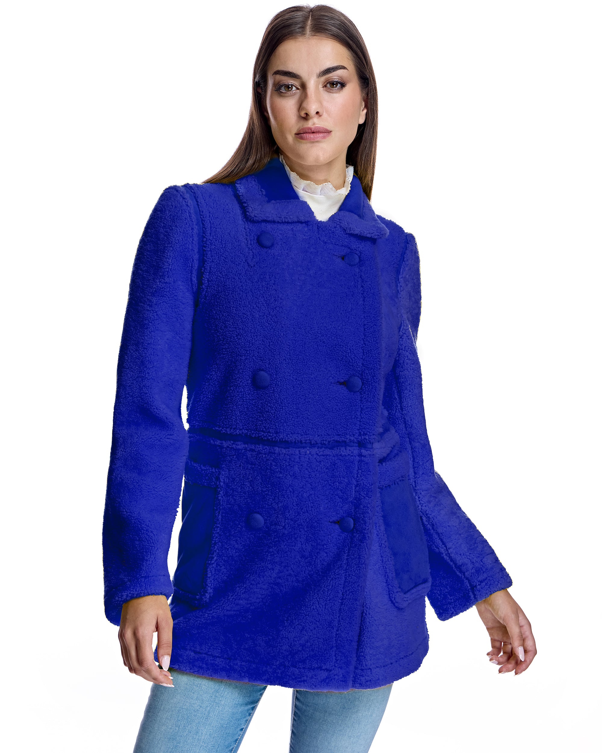 Merino Shearling Pea Jacket