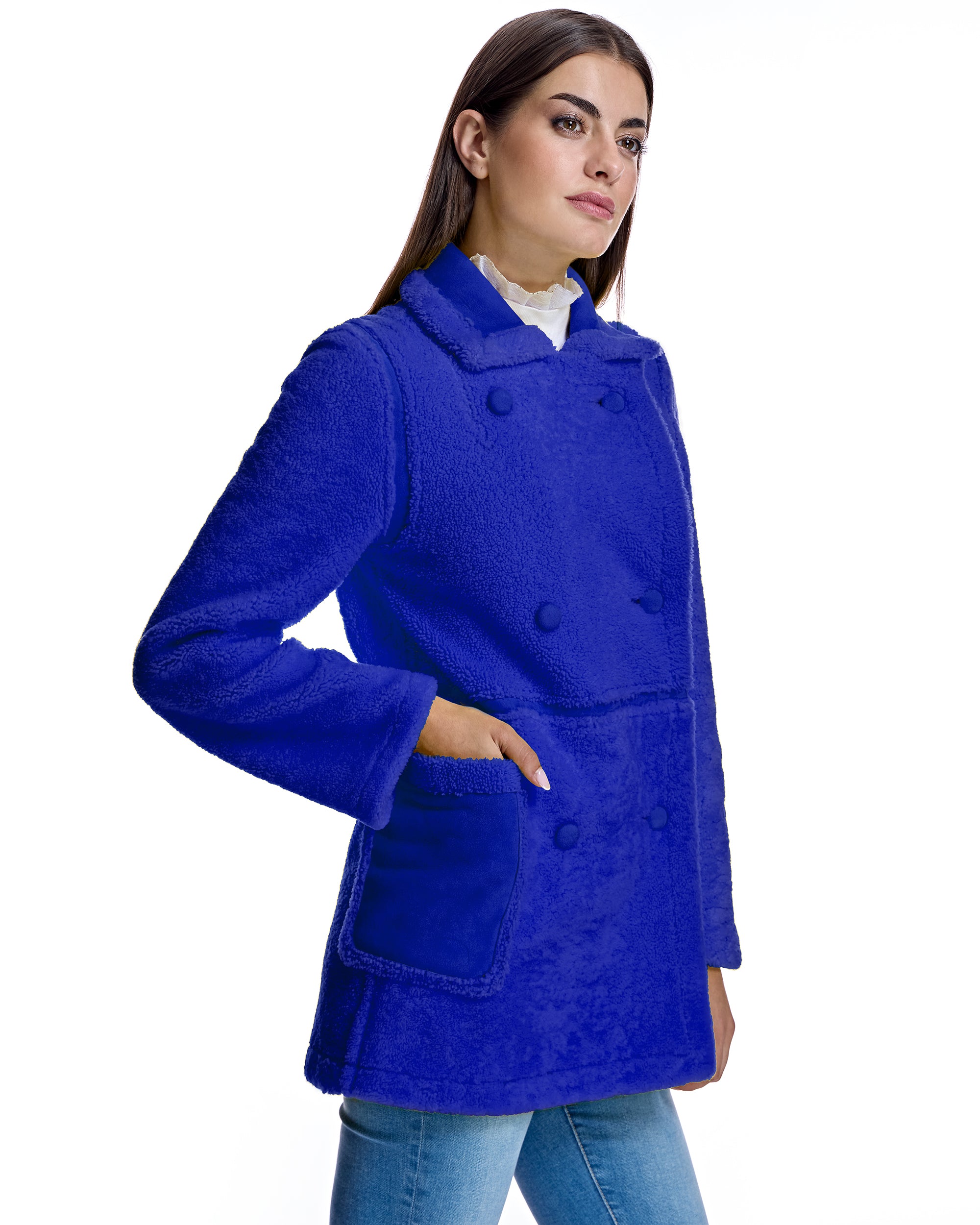 Merino Shearling Pea Jacket