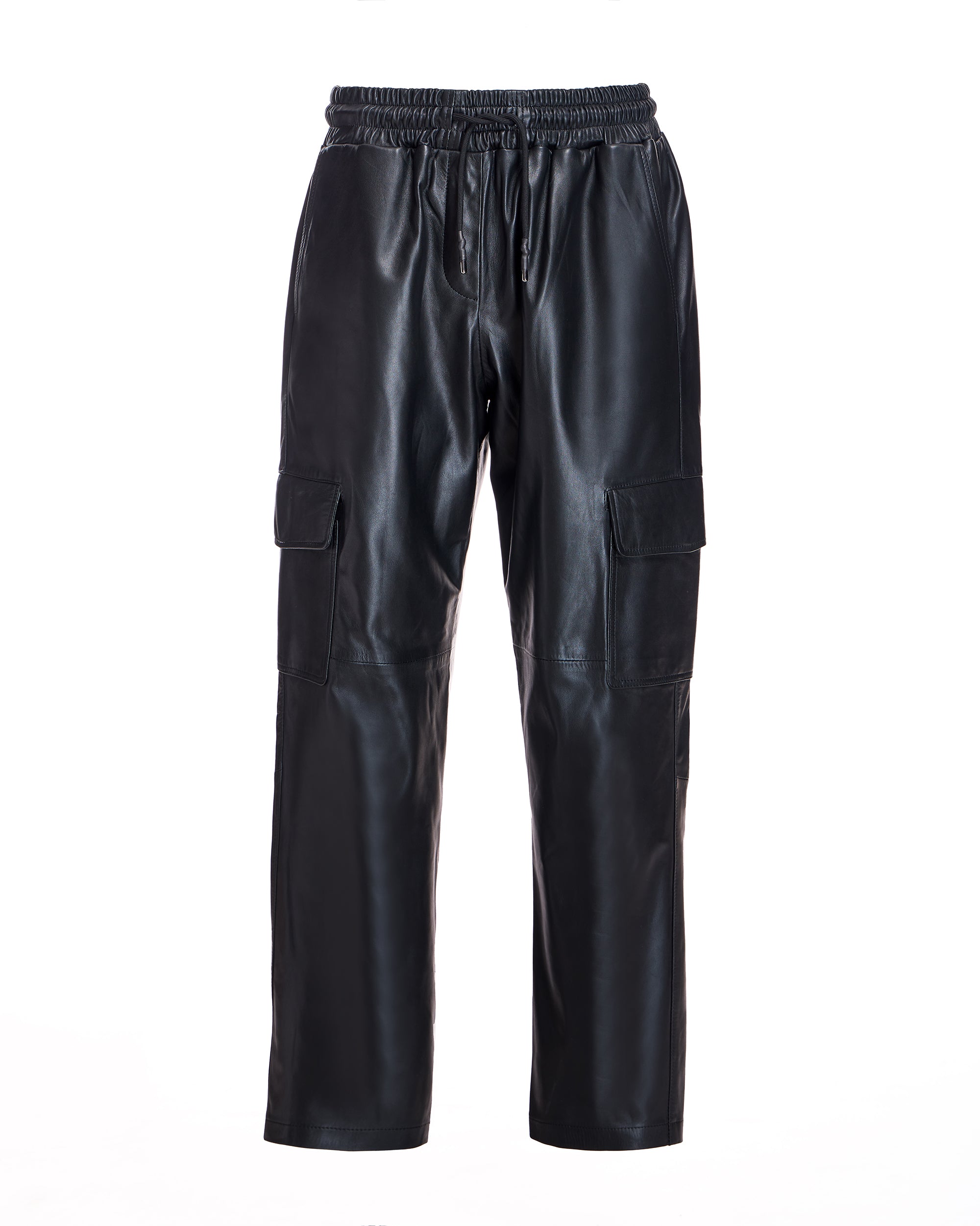 Leather Cargo Pants