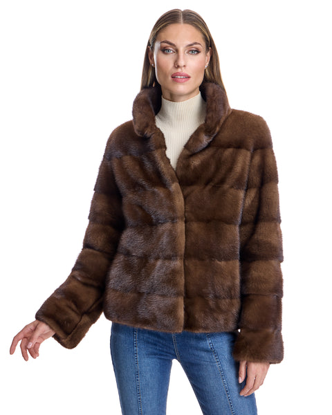 Horizontal Mink Jacket – Maximilian - Main Image