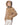 Horizontal Reversible mink jacket with Hood