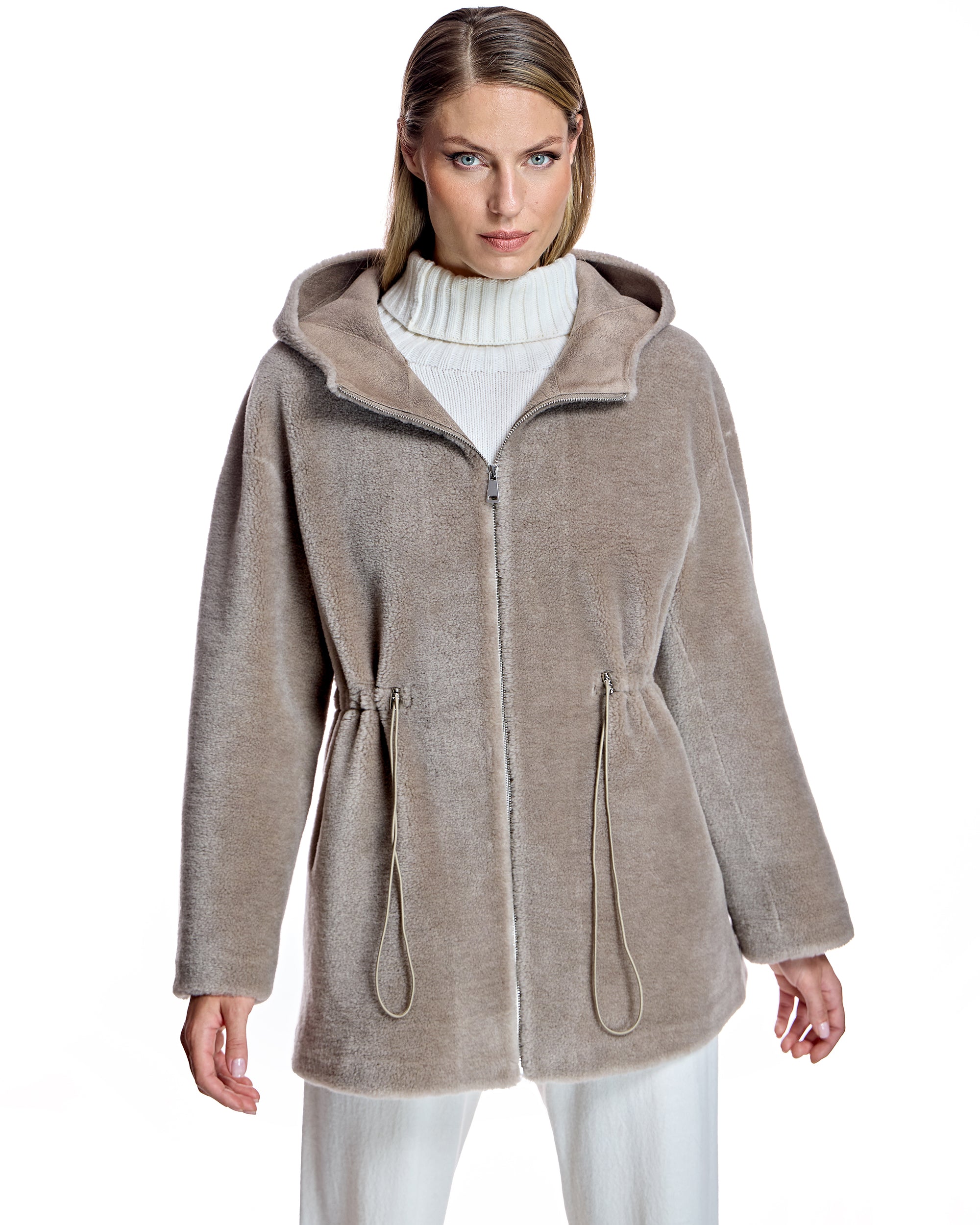Hooded Lambswool Jacket-Maximilian