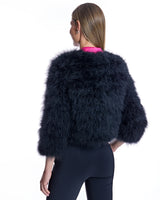 Cropped Feather Bolero- Maximilian