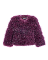 Metallic Feather Bolero-Maximilian