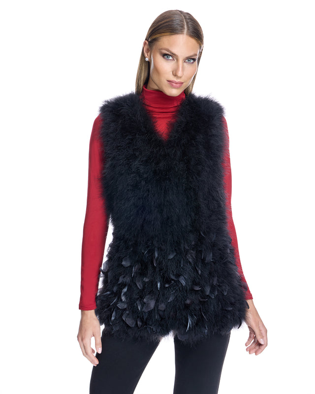 Feather Vest